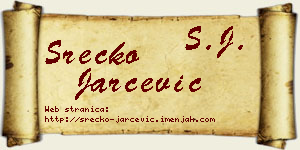 Srećko Jarčević vizit kartica